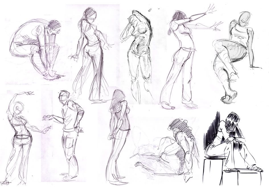 quick poses figure drawing